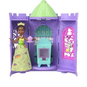 Mattel Disney Princess Tower Surprise Small Dolls & Accessories, Stacking Playsets with 4 Surprises & Friend from Disney Movies (Styles May Vary)