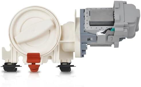 Upgraded 280187 8181684 Front Load Clothes Washer Drain Pump Filter Assembly, 120V 60Hz 0.70W 0.95A, 1200164 Drain Pump Compatible with Whirlpool Duet Maytag Epic Kenmore HE Front Load Washers