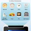 EUHOMY Countertop Dishwasher Portable, 8 Programs with 5L Tank, Black, 40dB