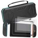 Hosanwell Longest Durable Travel Carrying Case for Switch 2 2025,2 Screen Protector,Hard Carrying Case with 12 Game Cards,Black [nintendo_switch_2]