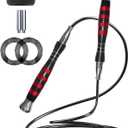 GUMWIG Speed Jump Rope, Double Under Jumping Rope, Aluminum Handle Skipping Rope for Self-Locking Which is Easy to Adjust Length, Removable Weight, Boxing Crossfit Fitness Training for Men Women