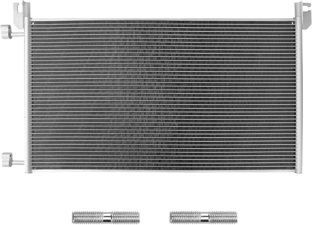 Air Conditioning A/C Condenser Compatible with Cadillac Escalade ESV; Chevrolet Silverado 1500/2500/3500, Suburban 1500/2500/3500, Tahoe; Hummer H1, H2