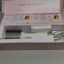 Shark HT202 SmoothStyle Heated Comb + Blow Dryer Brush, Dual Mode, for All Hair Types, Silk