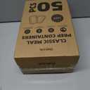 Glotoch 50 Pack (100-Piece) 32 oz 1 Compartment Meal Prep Containers with Lids, Plastic Food Storage Containers for Lunch, Microwave, Freezer, and Dishwasher Safe Take out Containers