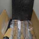 Furologee 5 Tier Bookshelf with Drawer, Tall Narrow Bookcase with Shelves, Wood and Metal Bookshelves Storage Organizer, Industrial Display Standing Shelf Unit for Bedroom, Living Room, Rustic Brown