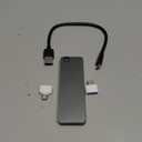 5-Star Aluminum Portable External Solid State Drive SSD 2TB, Read up to 500MB/s, USB-C, USB A 3.2 Gen 2, Waterproof, Dustproof (IP68), Shockproof, Pressure Resistant