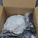 Plug in Pendant Light, Hanging Lamp with Black Barn Pendant Lighting with 14.76ft Cord On/Off Switch, Adjustable Pulley Hanging Pendant Lighting for Kitchen Bedroom Restaurant 2 Pack