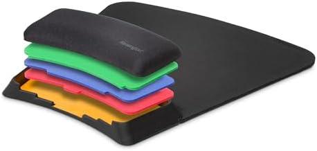 Kensington SmartFit Mouse Pad with Ergonomic Wrist Rest (K55793AM), Black, 10.4" x 10.3"