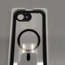 Miracase Magnetic for iPhone 16e Case Full-Body Phone with Built-in Glass Screen Protector, [Compatible with MagSafe] Military Drop Proof 16 E Cover Bumper 6.1 inch, Black