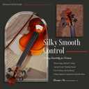 AKLOT Handcrafted Full Size Violin: Solid Wood Matte Fiddle, Acoustic Beginner 4/4 Violin Kit with Hard Case, Lesson Book, Bow, Shoulder Rest, Extra Strings, Tuner, Fretboard Stickers (VRT-AmiCS)