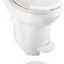 Aqua-Magic Style Plus RV Toilet with Hand Sprayer / High Profile / White - Thetford 34431