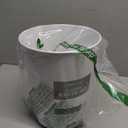 Bath Bliss 5 Liter Small Wastebasket | 2 Pack | Round Open Top | Trash Can | Bathroom | Bedroom | Kitchen | Office | Dorm | Disposal Waste Bin | Garbage | White