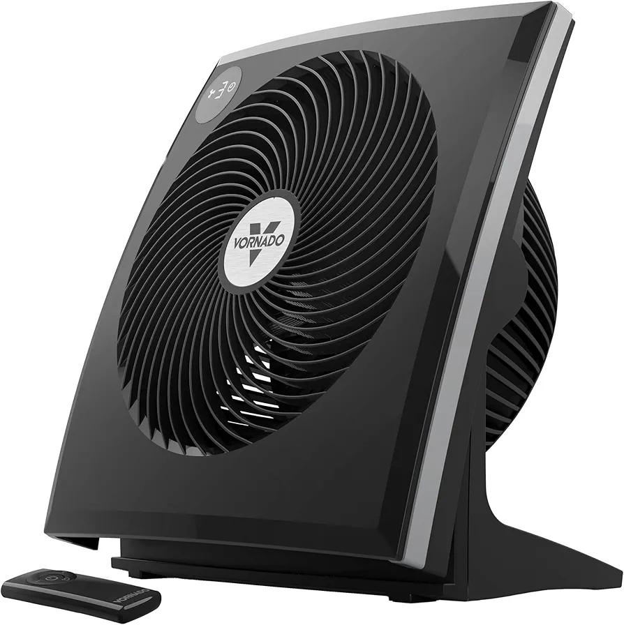 Vornado 279TR Whole Room Circulator with Remote, 1-8 Hour Timer, LED Display, Adjustable Tilt, Black