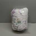 WONGS BEDDING 3 Pieces Quilt Set Queen Size, Purple Floral Botanical Plants Pattern Bedspread Coverlet Set with 2 Pillowcases, Soft Lightweight Microfiber Bedding Set for All Season(96"90")