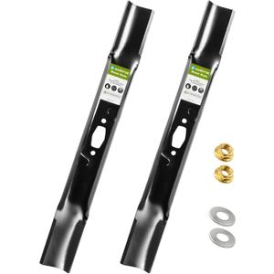 2-Pack 21" Mulching Mower Blades Replacement for Cub Cadet MTD Troy-Bilt 742-05177-L 742P05177-L 490-110-C198 Craftsman CMXGZAM110199, Fits 42" Deck XT1 LT42 XT2 LX42 Z5200
