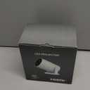 Mini Portable Projector 4K WiFi 6 BT 5.2 Upgraded Portable Projector Full HD Supported for Phone /PC /TV /HDMI /PS5 /Laptop Auto Keystone Home Theater 180° Rotation [Built-in App] White