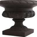 Nearly Natural 12.5in. Iron-finish Decorative Urn (Indoor/Outdoor)