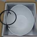 Tiered Serving Bowls Chip and Dip Serving Set with Stand, Ceramic Appetizer Serving Dishes Platters and Trays for Parties Entertaining - Checkered Kitchen Decor (2-Tier Set (Large, Medium), Black and White Pattern)