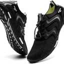 YALOX Water Shoes Men's Women's Swim Shoes Outdoor Beach Barefoot Quick-Dry Aqua Pool Socks Swimming Yoga Surfing Exercise Size 44