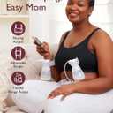 Momcozy Pumping Bra Hands Free, Pumping and Nursing Bra in One Holding Breast Pump for Spectra, Lansinoh, Medela, Black,grey-2pk, Large (Gray)