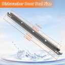 W10909089 AP6034205 Dishwasher Lower Door Seal Replacement for Whirlpool Admiral Amana Crosley Estate Jenn-Air Kenmore Sears Kirkland Kitchen Aid Magic Chef Maytag Replaces W10667473 EAP11766757
