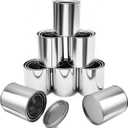 Litoexpe 8 Pcs 1 Pint Size Empty Metal Paint Cans, 2 Cup Paint Storage Containers with Lids Capacity Touch Up Paint Containers for DIY Projects Leftover Pain