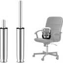 10 Inches to 15 Inches Office Chair Gas Lift Cylinder Replacement, 4.5'' Stroke, Hydraulic Pneumatic Shock Piston, Heavy Duty, Universal Diameter Fit for Most Office Chair, Class 4 (Polished Steel)