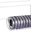 Tumbler Lid Organizer, Horizontal Tumbler Lid Storage Hook Up to 10 Lids, Space Saving Cup Lid Holders Under Cabinet Tumbler Lid Hook for Kitchen Organizer and Storage, Paper Towel Rack Hanger (White)