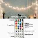 Solhice 2 Pack 16ft Battery Operated Christmas Lights Color Changing with Remote, Each 40 LEDs Mini Fairy Light, Twinkle String Lights for Outdoor Indoor Bedroom Garden Decor