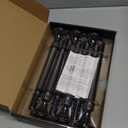 GenSwin LED Flameless Taper Candles with Remote Timer, 3 Pcs Red Window Taper Battery Operated Candles with Base and 3D Wick, Flameless Candlesticks for Wedding Party Home Decor(0.78 x 7.87)