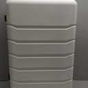 Sweetcrispy Carry on Suitcase, 29IN Luggage with Spinner Wheels, Hard Shell ABS, TSA Lock, Cream White