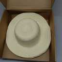 Mepase 70 Pcs DIY Cowboy Kids Hat Set with Flowers - 10 Straw Hats, 60 Artificial Flowers for Tea Party and Dress Up