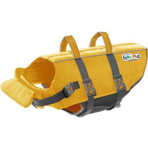 Outward Hound Granby Splash Yellow Dog Life Jacket, XL