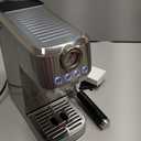 MAttinata CM1663 Espresso Machine, 20 Bar Compact Coffee Maker with Milk Frother Steam Wand for Cappuccino, Latte, Professional Pressure Gauge & 49oz Removable Water Tank for Home，Stainless Steel