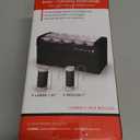 Remington Compact Ceramic Dual Voltage Hot Rollers for Long and Short Hair, Hair Setters, Hair Curlers, 1-1 " Purple/Black, 10 Piece Set