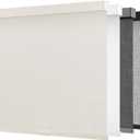 AOSKY Cordless Blackout Roller Shades, 33" W x 72" H, Linen Cream | Cordless Free-Stop Design, Built-in Valance, Thermal Insulated Fabric, UV Protection for Home & Office
