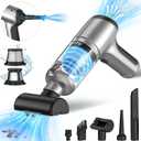 AHNR Handheld Car Vacuum Cleaner Cordless with Brushless Motor, 20000PA High Power Vacuum Cleaner & Air Duster, 3 in 1 Keyboard Portable Mini Hand Held Vacuums Cleaner for Car Home (Black & Silver)