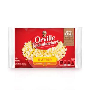 3 x Orville Redenbacher's Butter Popcorn, 3.29 Ounce Classic Bag (EXP 01/31/27)