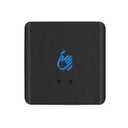 Infrared Sensor Exit Button Aluminum Alloy DC 12V 24V Wall Surface Mount IR Door Release Touch-Free Switch No Touch Exit Button with LED Indicator for Door Access Control Black