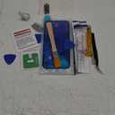 Rear Back Glass Replacement for iPhone 14 6.1-inches with Reparing Toolkit and All Necessary Parts (Midnight Black)