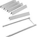 SafBbcue 7534 Grill Replacement Parts Kits for Weber Genesis Silver A Spirit 200,Spirit 500/520/530/500 LX Series Gas Grills with Side Mounted Control Panels, Flavorizer Bars & 7507 Burner Tubes, 21.5"-Weber Spirit 200 500