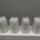 16 Pack Glass Cylinder Vases 4,6,8,10 Inch Tall Clear Flower Vase Hurricane Floating Candle Holder for Table Centerpiece Wedding Home Decor