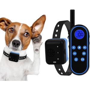 Upgraded Shock Collar for Dog, Dog Training Collar with Remote 3280FT, Haoteful Dog Shock Collar for Medium Small Dogs, Beep, Vibrating, Electric Shock, Security Lock, Waterproof & Rechargeable