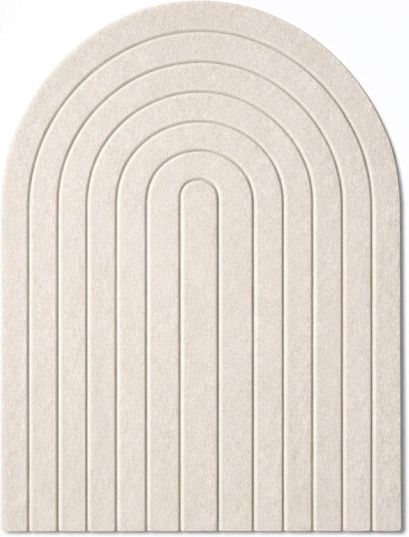 Orelle Rainbow Arch Felt Bulletin Board, 23"W x 31"H