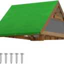 MOFEEZ 52" x 90" Swing Set Replacement Tarp for Play Set Outdoor, Polyester Oxford Fabric, Green