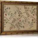 Vintage gold framed Floral Vine wall art Retro Beige Botanical Painting Canvas Prints Elegant Antique Flower French Leaf Wall Decor for Farmhouse Bedroom Living Room Home Decoration 9x11in