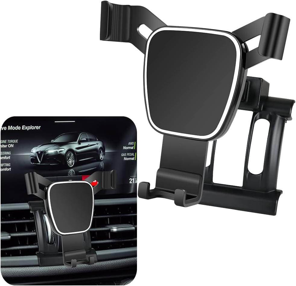 Car Phone Holder for Alfa Romeo Giulia 2017 2018 2019 2020 2021 2022 2023 2024 2025 Auto Accessories Navigation Bracket Interior Decoration Mobile Cell Phone Mount