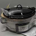 Crock-Pot 6 Quart Cook & Carry Programmable Slow Cooker with Digital Timer Stainless Steel (CPSCVC60LL-S) Pack of 1
