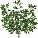 37.8" Artificial Greenery Stems for Tall Vase, Faux Stems and Branches for Vase, Fake Greenery Stem Artificial Greenerys for Centerpieces, Home, Office, Room Table Decor, Floral Arrangements, 3Pcs
