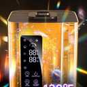 2.64Gal Humidifiers for Bedroom Large Room, Warm and Cool Mist up to 500ft, Top Fill Diffuser Ambient Light, 3 Mist Modes, 24H Timer, 35dB Quiet Humidifier for Home Office Plants (Black)